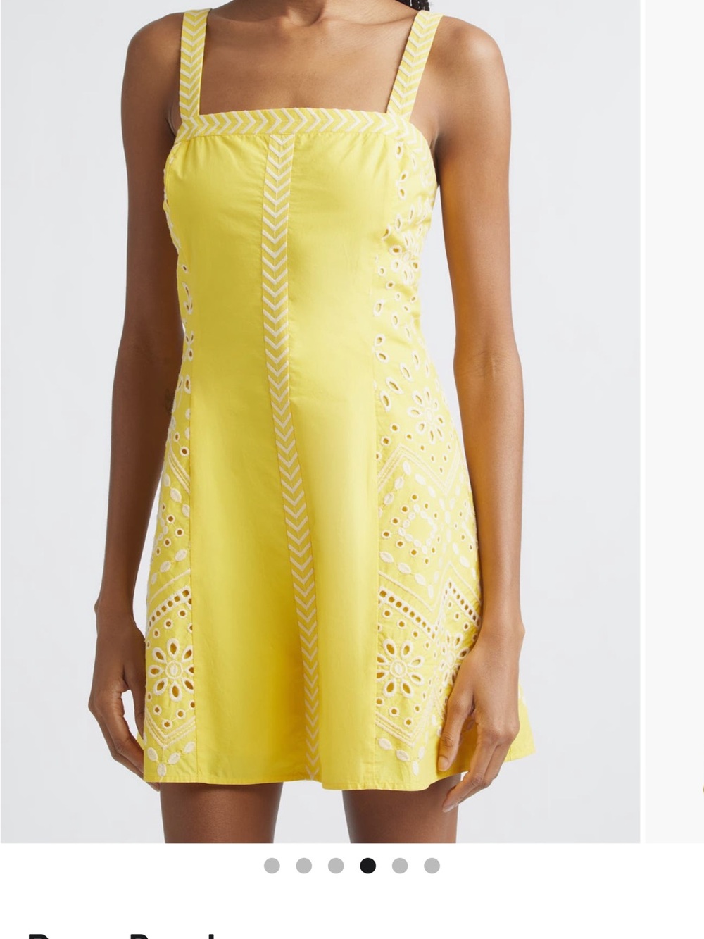 Ramy Brook Fawn Eyelet
Embroidery Minidress
Color: Sunshine